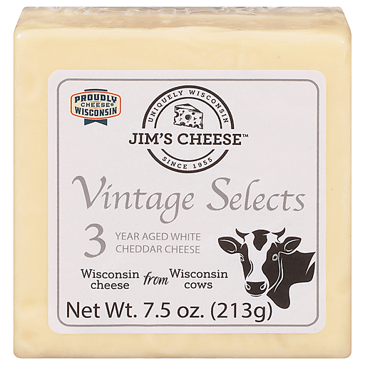 Jims Cheese Vintage 3 Year Cheddar